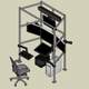 Illustration for article titled Kickass Computer Rig Looks Like Death Star Combat Station